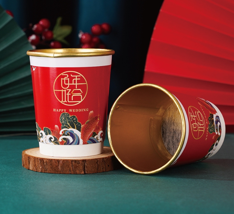 辽宁金箔隐茶杯定制